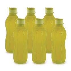 Cello Hydra Flip Polypropylene Bottle set 750 ml set of 6