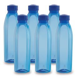 Cello Crystal PET Bottle Set 1000 ml Set of 6