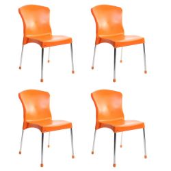 Cello Milano Cafeteria Set of 4 Chairs