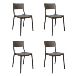 Cello Eskimo Cafeteria Set of 4 Chairs