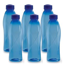 Cello Texas Plastic Pet Bottle 1000 ml Set of 6