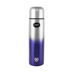 Cello High Style Vacuum Insulated Steel Flask with Carry Pouch