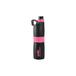 Cello Force Vacuum Insulated Steel Flask with LID cap Lock