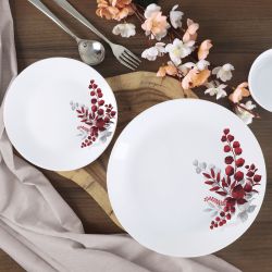 ZARAH COLLECTION CRIMSON LEAVES DINNER SET