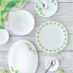 IMPERIAL COLLECTION GREEN MAZE DINNER SET