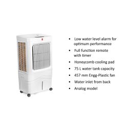 Cello Ossum 75-Litre Desert Air Cooler White
