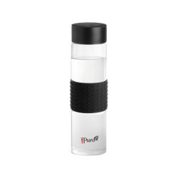 Cello Puro Borosilicate Glass Water Bottle Black