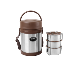 Cello Status Vacuum Insulated Steel Tiffin Box