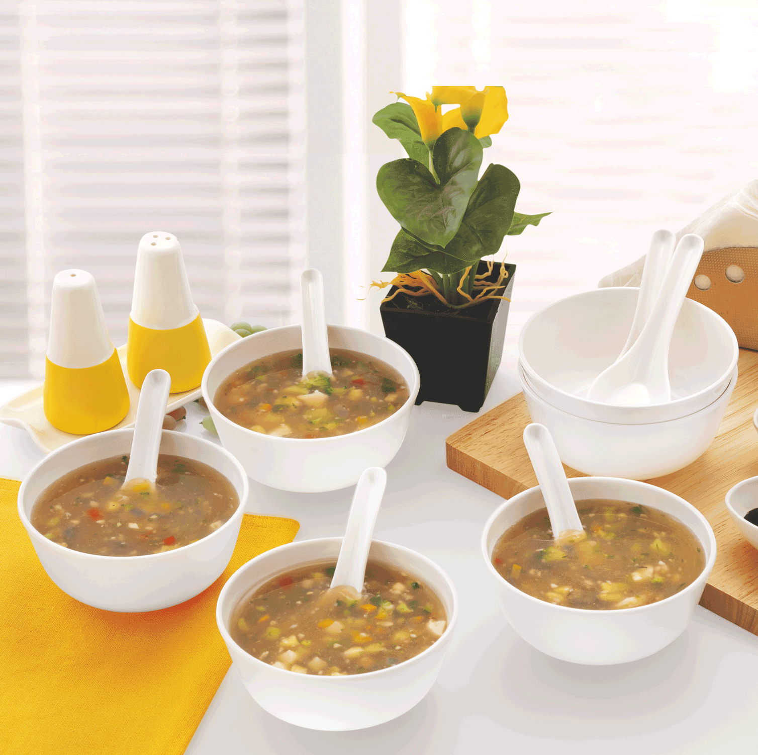 Artista Wood Work Soup Set