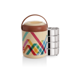 Cello Cosmos 5 Insulated Lunch Carrier Beige