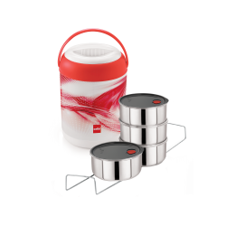 Cello Mark 2 Delux Insulated Lunch Carrier Red