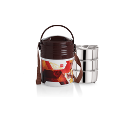 Cello Meal kit 2 Insulated Lunch Carrier Brown