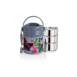 Cello Meal kit 2 Insulated Lunch Carrier Grey