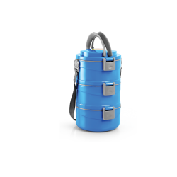 Cello Merit 2 Insulated Lunch Carrier Blue