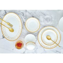 Amber Gold Dinner Set