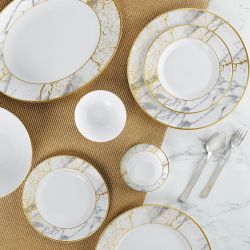 Carrara White Dinner Set