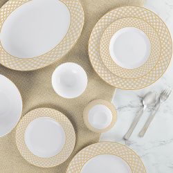 Golden Crown Dinner Set