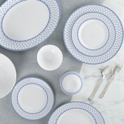 Infinity Blue Dinner Set