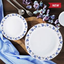 Blue Foliage Dinner Set
