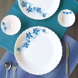 Blue Swirl Dinner Set