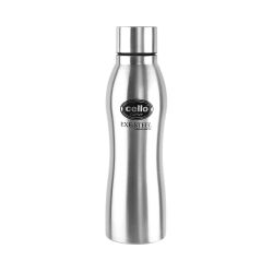 Cello Curvy Exe-Steel Sports Water Bottles Silver