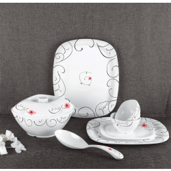 Marvella Collection Delicate Swirl Dinner Set