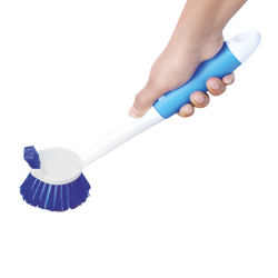 Dual Action Sink and Dish Brush