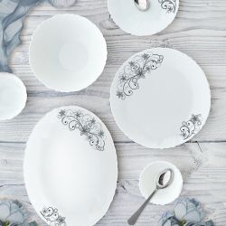 Camber Black Dinner Set