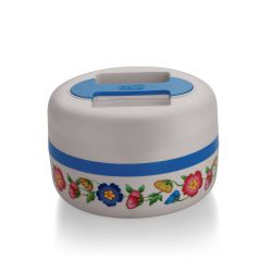 Cello Leisure Plastic Casserole with Lid 500 ml Blue and Grey