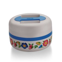 Cello Leisure Plastic Casserole with Lid 800 ml Blue and Grey