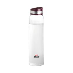 Cello Mist Borosilicate Glass Water Bottle 1000 ml Brown