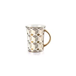 Cello Modern Gold Line Mug Set of 2 265 ml