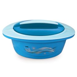 Cello Nova Plastic Casserole with Lid 2200 ml Blue