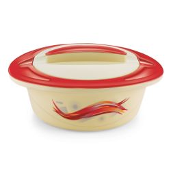 Cello Nova Plastic Casserole with Lid 2200 ml Mop Red