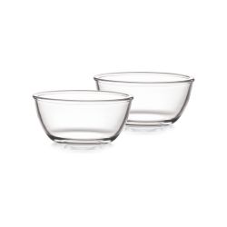 Cello Ornella Glass Mixing Bowl set of 2 clear