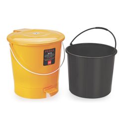 Pedal Bin with Garbage Bucket Dlx