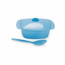 Cello Ware Serving Bowl With Spoon Square