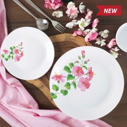 Pink Hibiscus Dinner Set