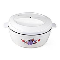 Cello Roti Plus Plastic Casserole with Lid 1500 ml White