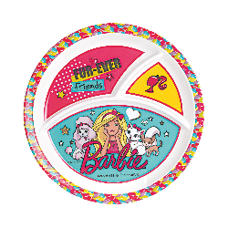 Core Barbie Kids Round 3 Divider Plate
