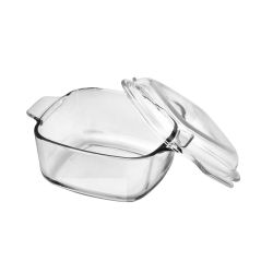 Cello Severo Square Casserole with Lid Clear
