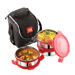 Maxfresh Steel Click Plus Lunch Box