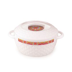 Cello Wicker Plastic Casserole with Lid 1000 ml M.Pearl