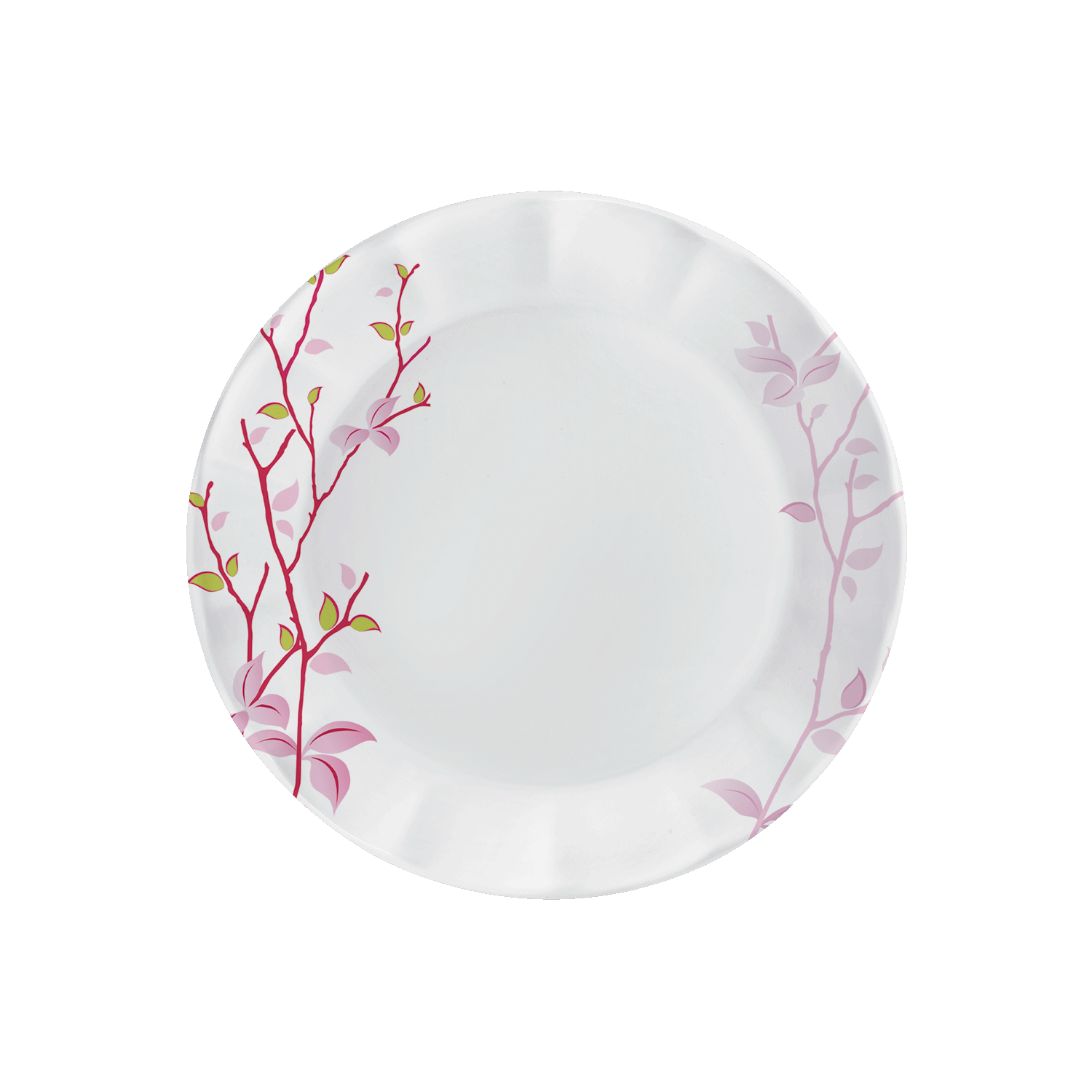Ornate Delicate Vine Small Plate Set