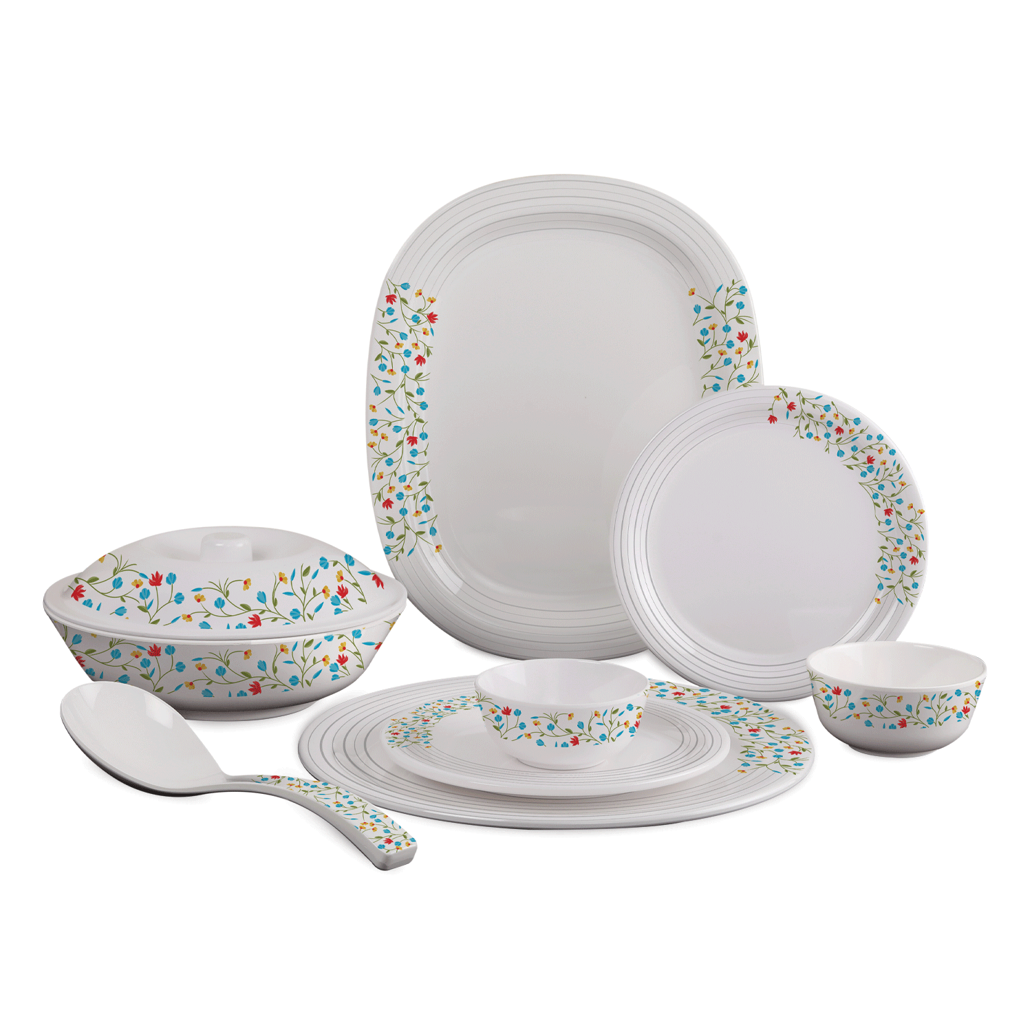 Artista Floral Garden Dinner Set