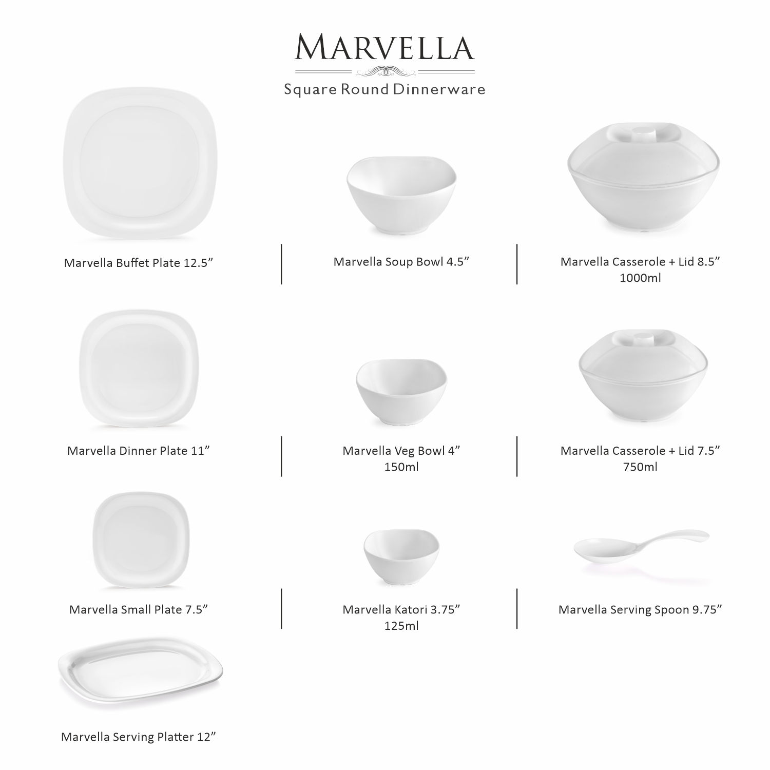 Marvella Delicate Paisley Square Dinner Plate Set