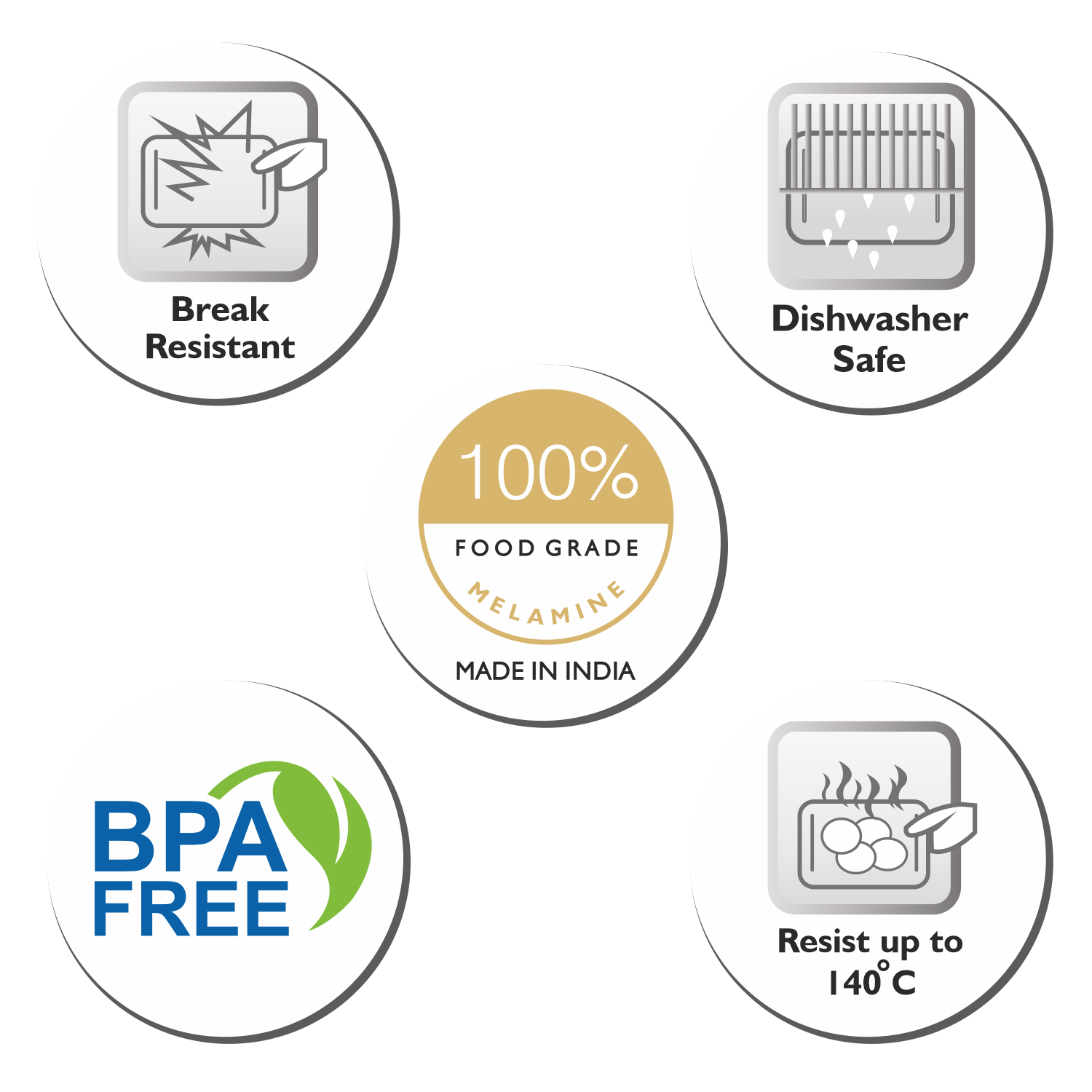 Marvella Delicate Paisley Square Dinner Plate Set