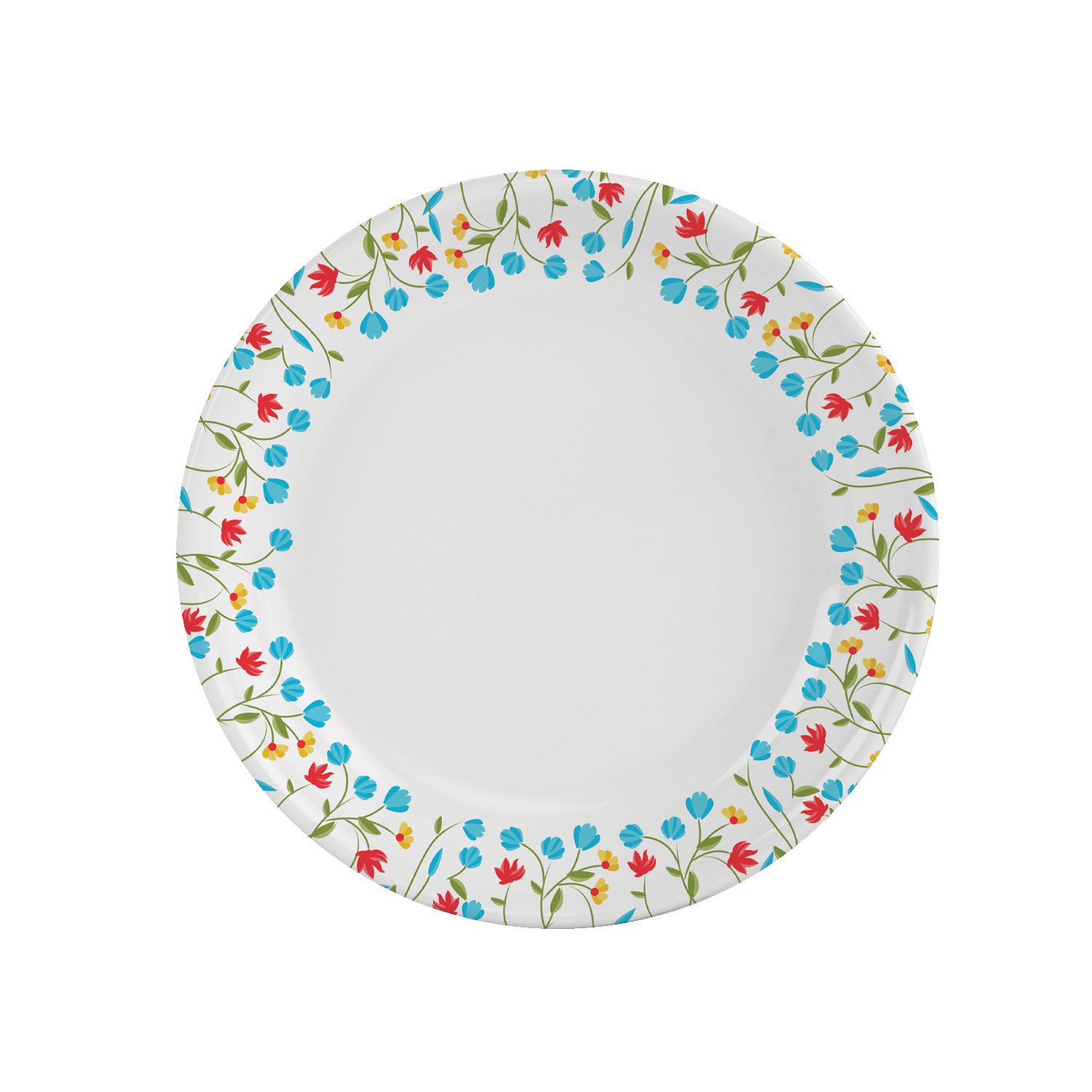 Floral Garden Snack on Plate