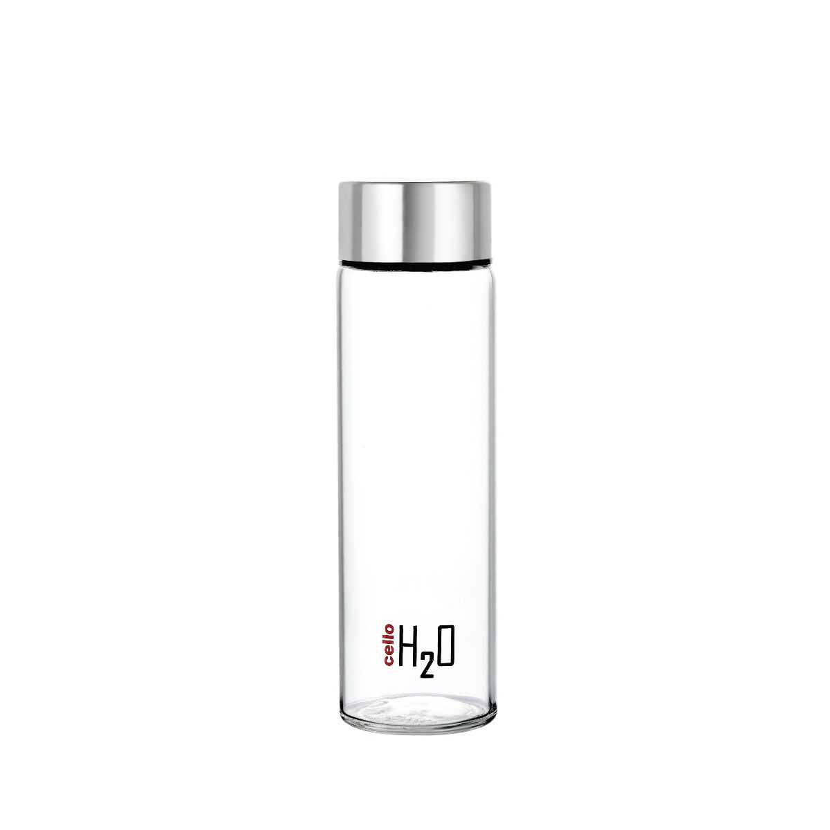 H2O steelox glass bottle