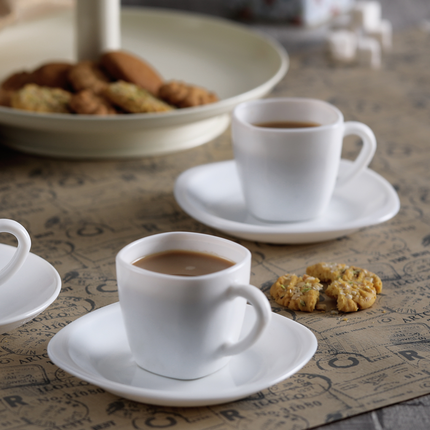 Vouge Cup & Saucer 6 Pcs